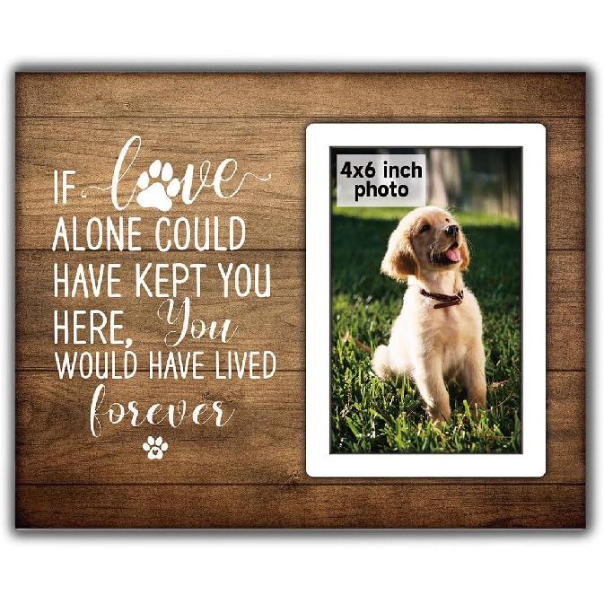Pet Memorial Gifts, Dog Memorial Gifts for Loss of Dog, Sympathy Gifts for Loss of Dog Cat, Pet Remembrance Gift, Dog Picture Frame, Cat Memorial