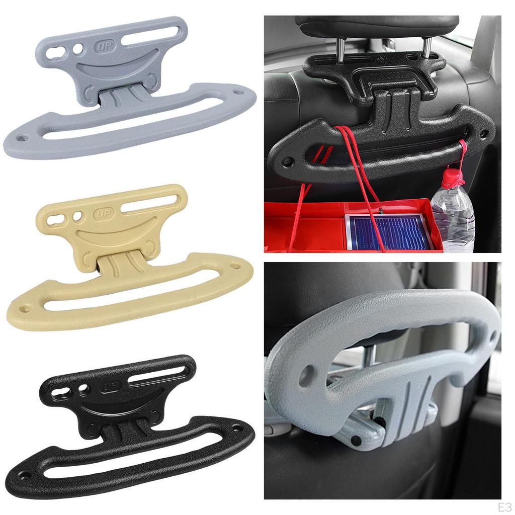 Car Coat Hanger Back Seat Handle Hanging Hook Safety Portable Holder Headrest Clothes