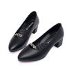 Sapatos femininas женские классические высококачественные черные лакированные туфли из офисной кожи на квадратном каблуке женские модные милые туфли-лодочки ba32
