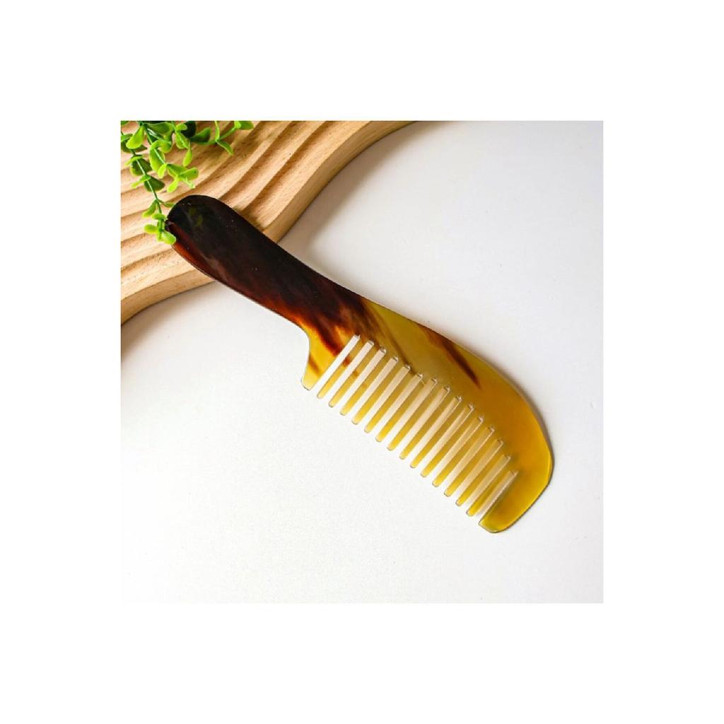 Расческа для волос с широкими зубьями ручной работы 19 см Kt-132