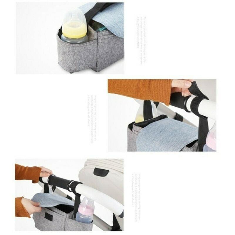 Подвесная сумка для коляски Сумка для хранения детской бутылочки Подстаканник Сумка для хранения