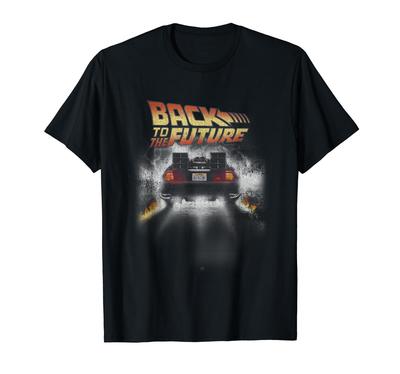 Винтажная футболка с графикой Delorean из фильма «Назад в будущее»