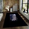 Attack on Titan Wings Logo carpet Non-slip rug suitable for living room and bedroom sofas