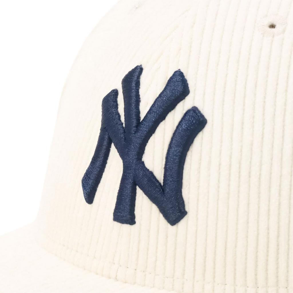 New Era New Era Cap LP59FIFTY Side Patch MLB ONSPOTZ Special Order NY Ivory 7 LP5950 CORDUROY NEYYAN GRAY UV IVO
