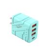 4 Ports 40W Charger Plug EU/US/UK USB C Charger Phone Charger Adapter for iPhone/Xiaomi/Samsung