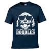 All Dogs Are Cool But Doodles Rule Solid Washed Vintage Tee Distressed Loose