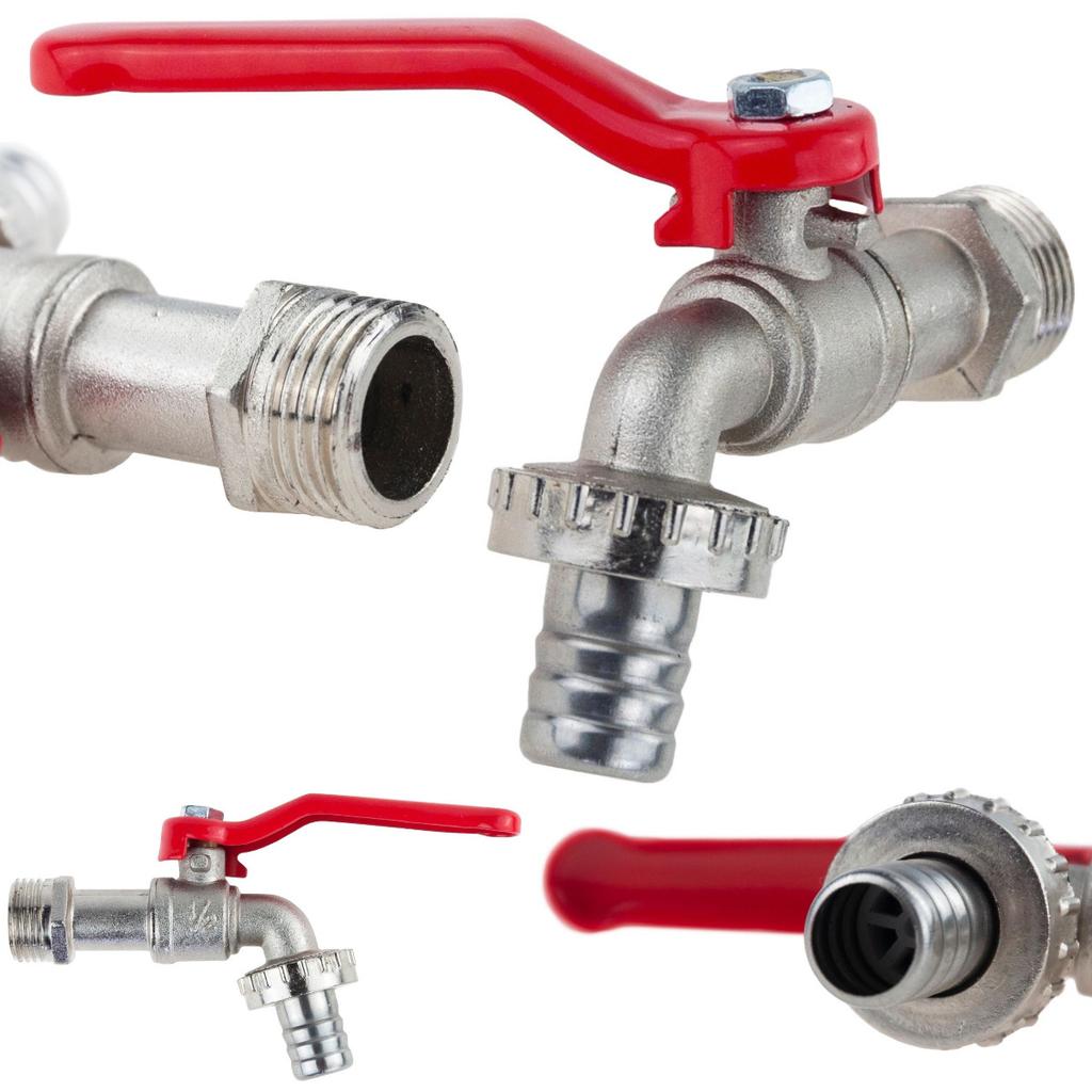 RR84 BALL VALVE DRAWING TAP 1/2 TAP for MAUSER barrel GARDEN for Water