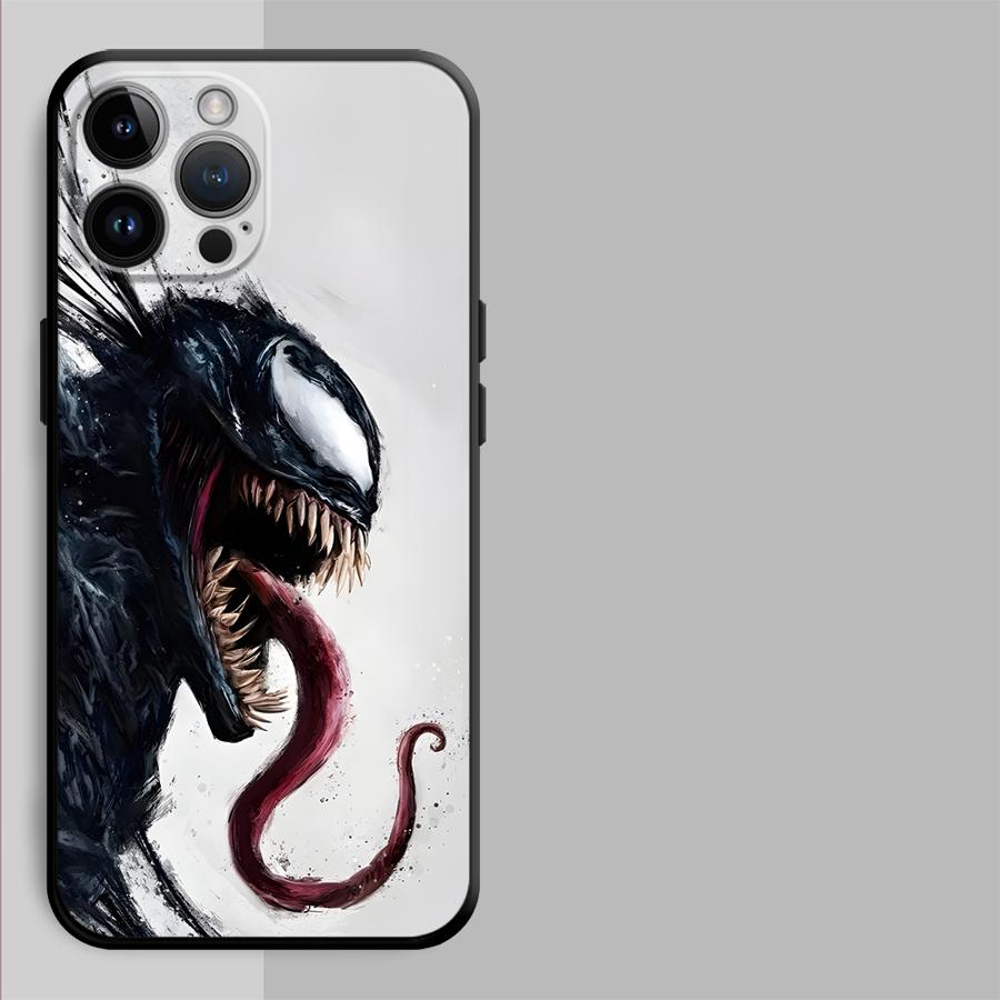 Чехол для телефона Apple iPhone Air 17 Pro Max 12 11 16 13 XR XS MAX 15 Pro 7 8 14 Marvel Крутой Веном