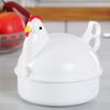 Oven Egg Steamer Hen Shaped Reusable High Capacity Microwave Safe Multifunctional Cooking Food Grade 4 Eggs Poacher