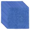 10 шт. 30x30 см Синее квадратное полотенце для рук Впитывающее полотенце для дома, ванной комнаты, спорта
