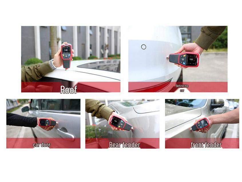 Толщиномер покрытий и краски UNI-T UT343D для поверхностей подержанных автомобилей