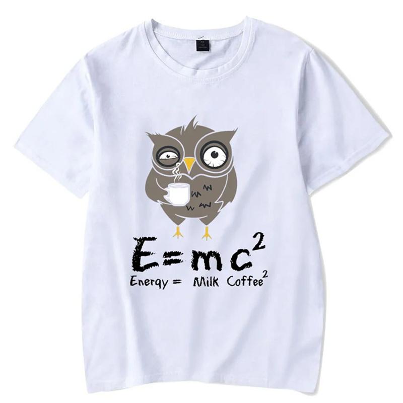 E MC2 Energy Milk Coffee футболка женская уличная мода футболки с коротким рукавом мужские футболки мужская футболка смешная футболка одежда y2k