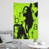 Brat Music Album CCharli Singer Xcx Tapestry Room Decor Wall Cloth Party Hanging Background Room Decor Baby Room