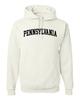 State of Pennsylvania College Style Black Fashion Unisex  Hoodie Sweatshirt