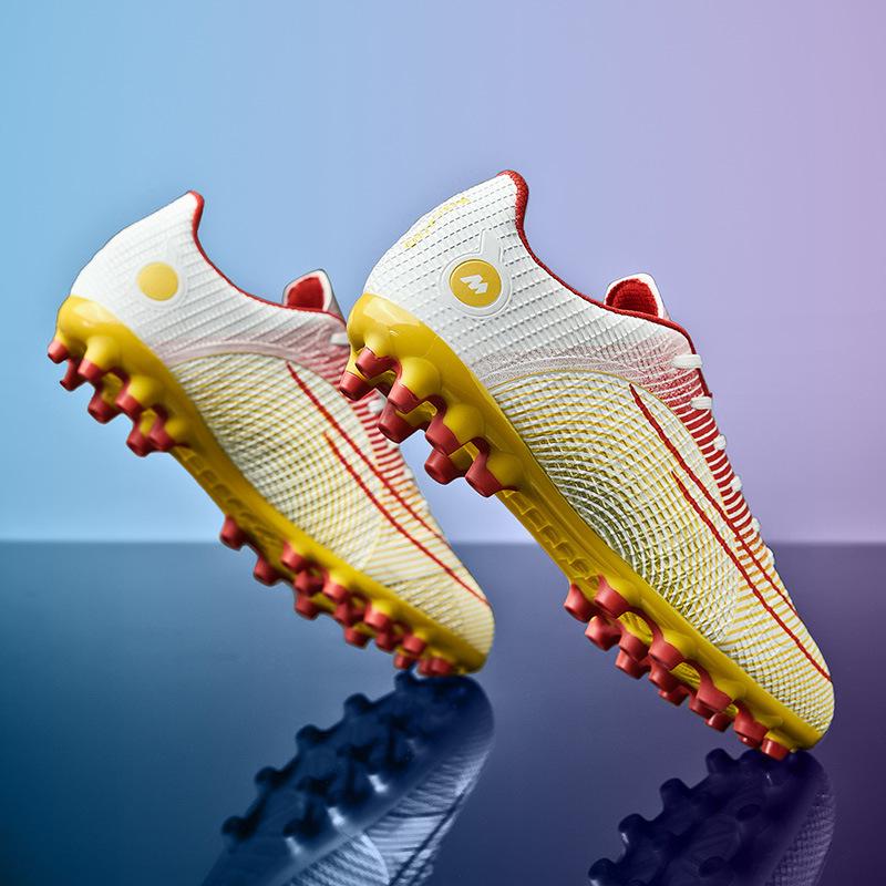Yuanyang новые футбольные бутсы мужские и женские студенческие травяные игровые тренировочные AG длинные шипы TF сломанные шипы спортивная обувь цельные 2025