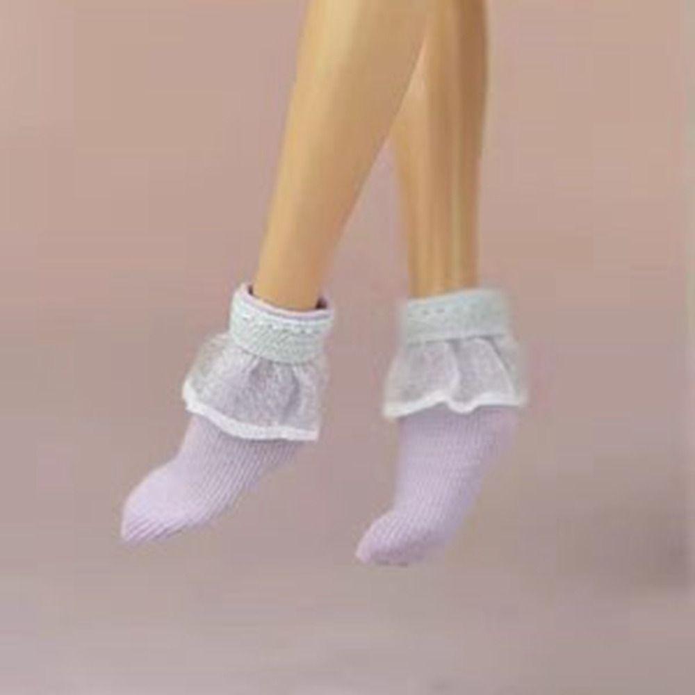 Fashion Long Doll Socks Handmade Short Socks New DIY Toys 1/6 BJD Doll