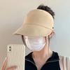 1Pc Women'S Visors  Sun Protection Hats Creative Face Mask Hook Design Hats  Product Summer Sun Hat Apparel Accessorie