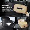 Leather Car Logo Tissue Box Seat Hanging Paper Towel Storage Bag For Citroen C4 C3 C5 C1 C2 C6 C4L DS3 DS4 Berlingo Picasso