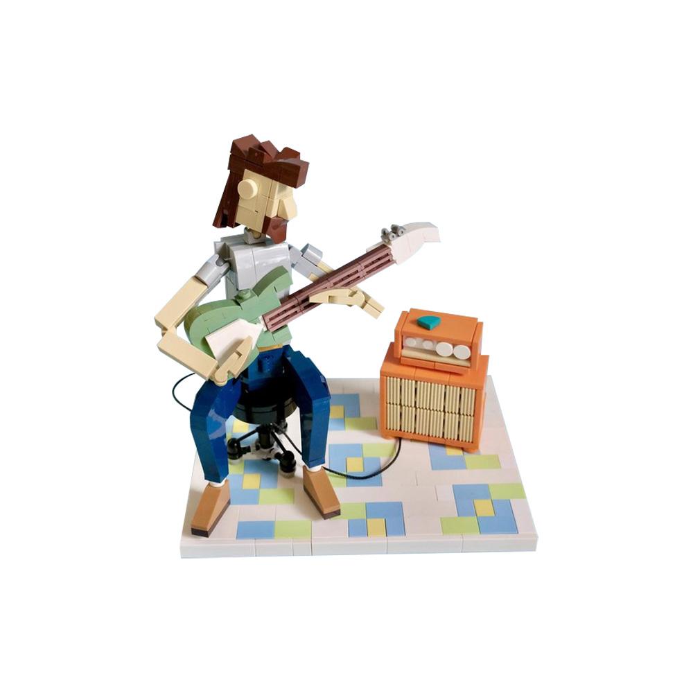 MOC Building Blocks Amy Winehouse Singer Beautiful Kitsch Collection Perfect Gift For Music Fans Juguetes Children Birthday Gift