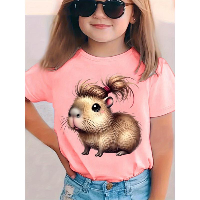 2026 Новая Горячая K-Pop Футболка с Коротким Рукавом для Детей Охотники на Демонов Аниме Принт Футболки Мальчики Девочки Повседневные Топы Подарок на День Рождения