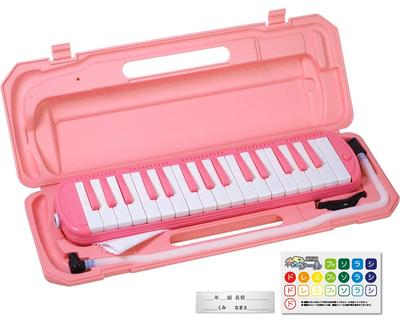 KC Kyoritz Мелодическая фортепиано 32 клавиши Сакура Именная бирка P3001-32K/SAKURA (Наклейки До-Ре-Ми, Тканевые, Включены)