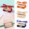 Transparent Wedding Hand Gift Box Light Luxury Valentine's Day Gift Box Bow Present Box