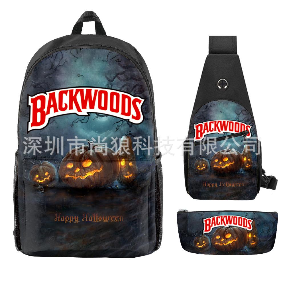 Школьный рюкзак для ученика Backwoods Рюкзак Сумка через плечо Школьная сумка Рюкзак большой емкости Водонепроницаемый рюкзак