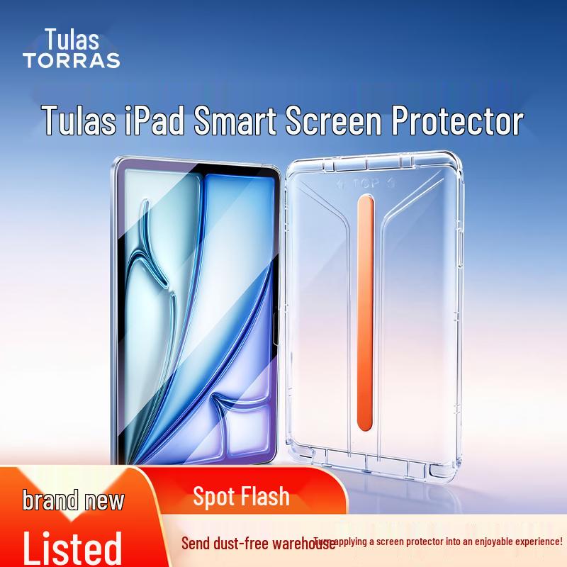 TORRAS Ultra-Clear Tempered Glass iPad Screen Protector with Applicator