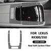 Накладки на панель рамы ящика для хранения центральной консоли автомобиля из углеродного волокна, декоративные наклейки для интерьера для LEXUS RX300 RX350 2004-2009