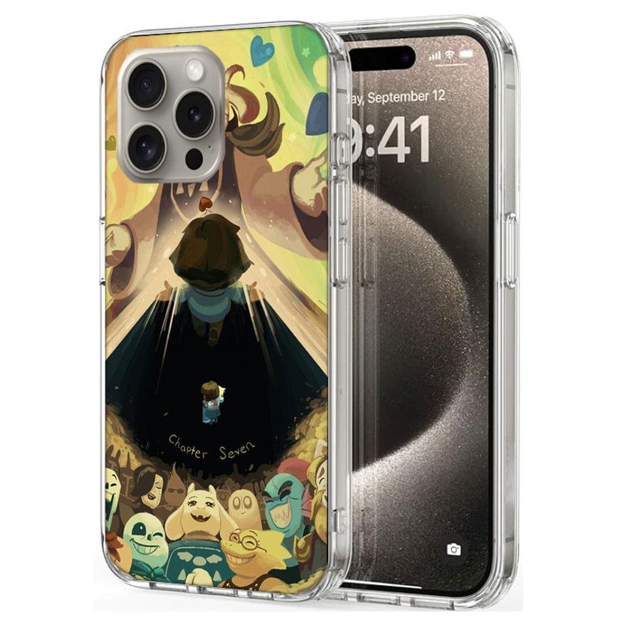 Chapter art Undertale Cases Phone Case For Iphone 17E 16E 17 Air 16 Pro Max 15 Pro 14 Plus 11 13 12 Mini Cover Cases Compatible