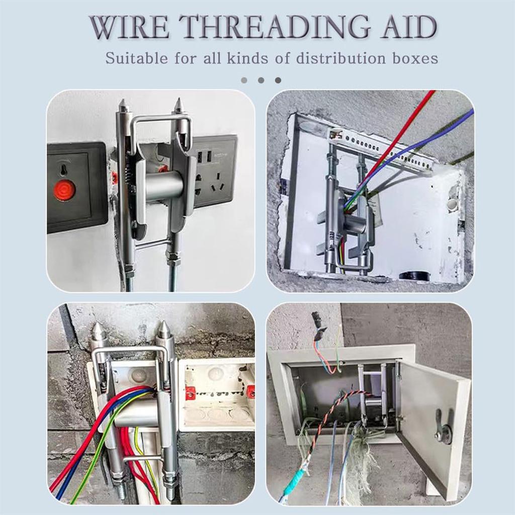 Инструмент для заправки проводов, прочные инструменты для заправки кабелей с противоскользящим зубом пилы, инструмент для скручивания инструментов для распределительной коробки