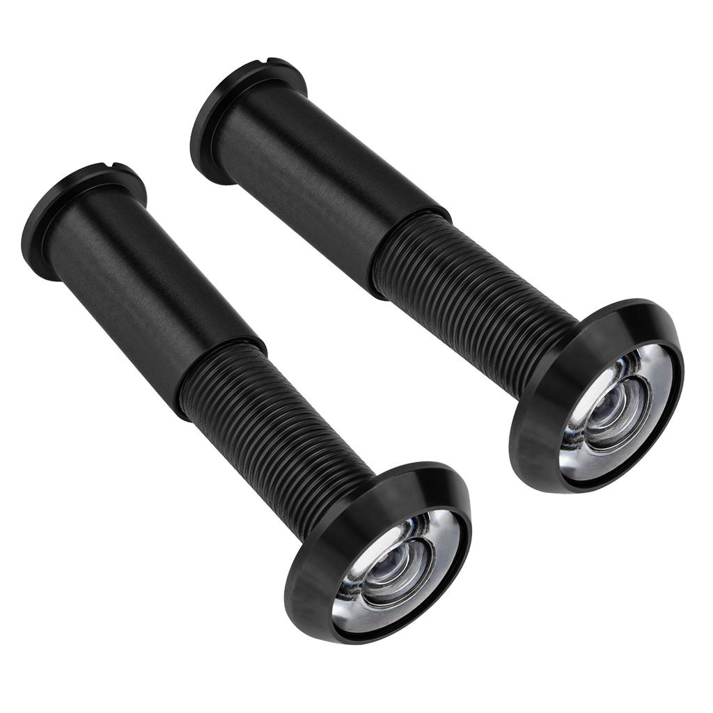 Цельная латунь 2 шт. 14 мм Дверной глазок 180 градусов Широкоугольный HD Оптическое стекло Объектив Сверхпрочный Конфиденциальность Безопасность Универсальный