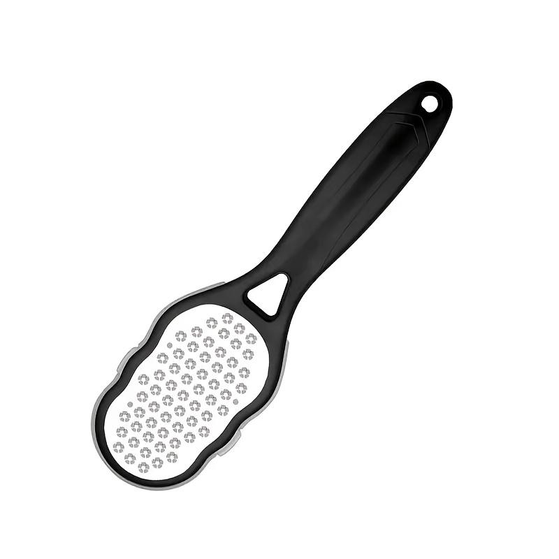 [Professional Foot Care Tool] Stainless Steel Foot File 2pcs Professional Trimmer, Durable & Sturdy with Safety Splash Guard for Home SPA Nail Care