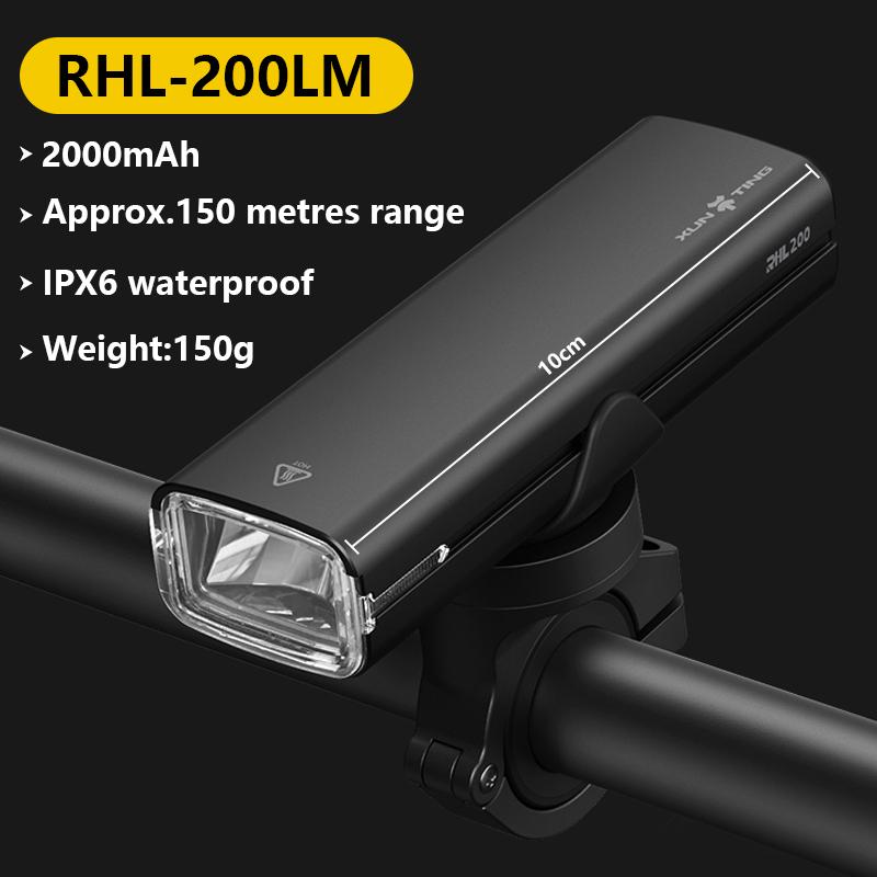 Xunting Bicycle Light 1000Lumen 4000mAh Front Bike Headlight USB Charging MTB Road Highlight 7