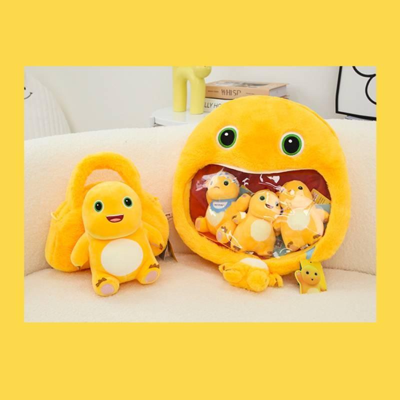 Adorable Naloong Plush Backpack With Oversized Head And Small Body Perfect For Kids