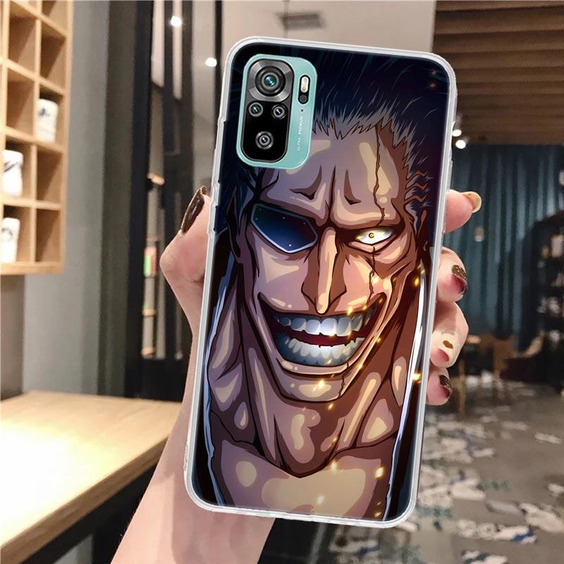 Bleach Кемпачи Зараки Мягкий чехол для телефона для Xiaomi Redmi Note 14 14S 13 12S 12 11S 11 11E Pro Plus 11T 10S 10 9S 5G Чехол с рисунком