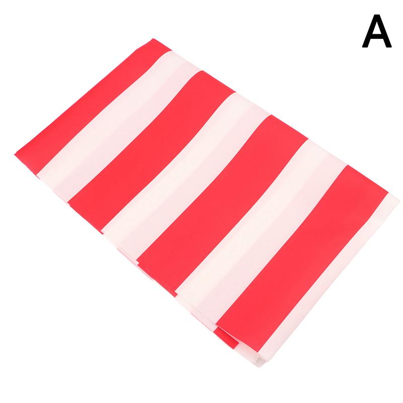 420D Striped Print Oxford Fabric Waterproof Fabric Canopy Tent Umbrella Cloth Pu Coated 50X150Cm Sunshade