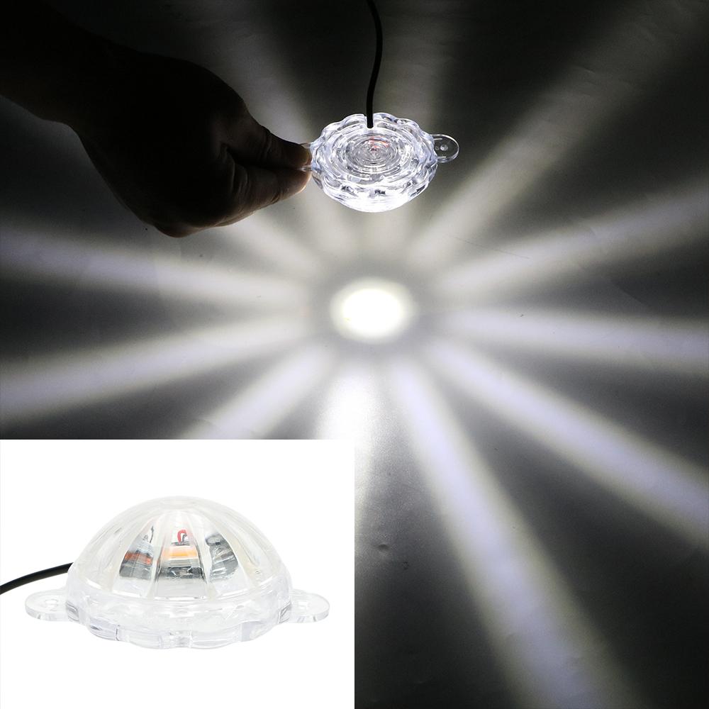 12V Motorcycle RGB Atmosphere Lamp LED Flash Strobe Light Parking Brake Decorative Lighting Under Motorbike