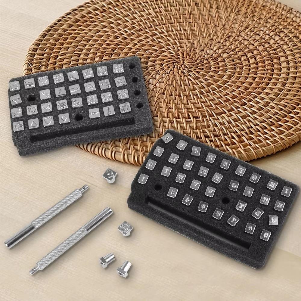 DIY Leather Stamping Tool 26 Capital Letter Stamp Punch Set Punch Set Leather Crafting Tool