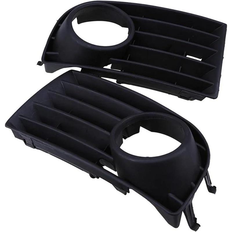 Golf MK5 2004 - 2009 Car Front Fog Light Cover Fog Lamp Hood Lower Bumper Grilles Decor Parts Light Grille