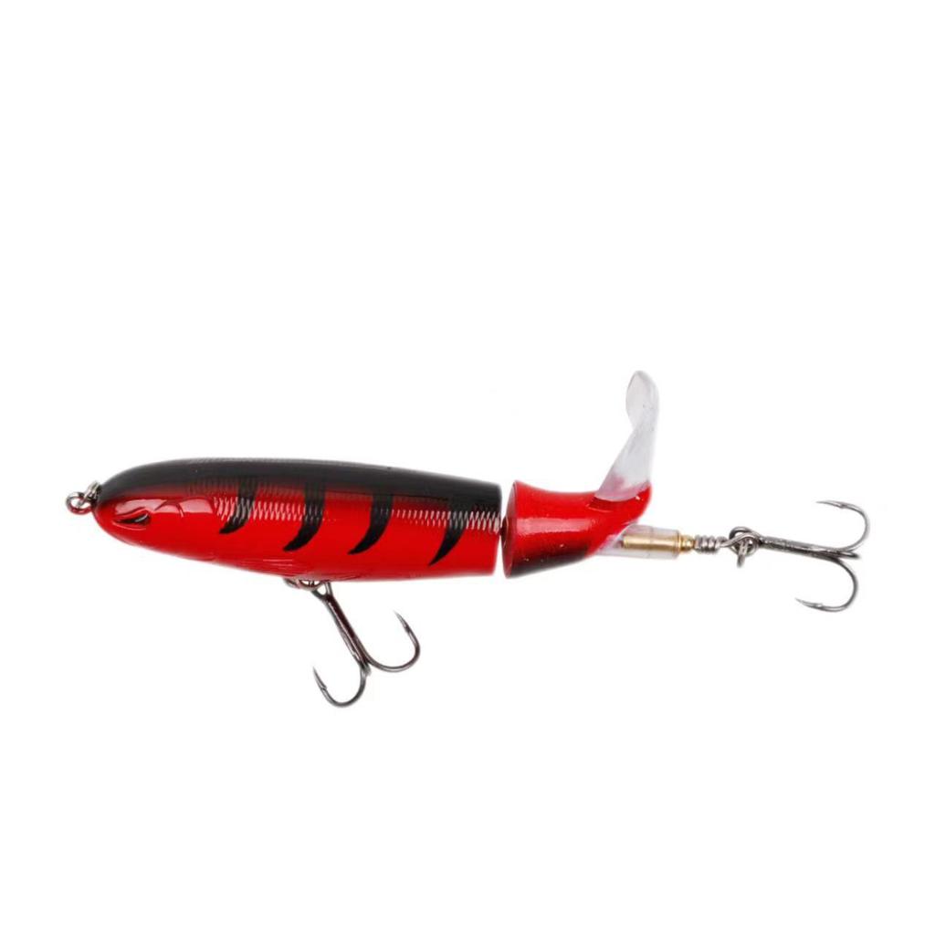 Набор реалистичных приманок для ловли рыбы на поверхности воды - мягкий вращающийся хвост, реалистичная твердая приманка, прочные рыболовные снасти