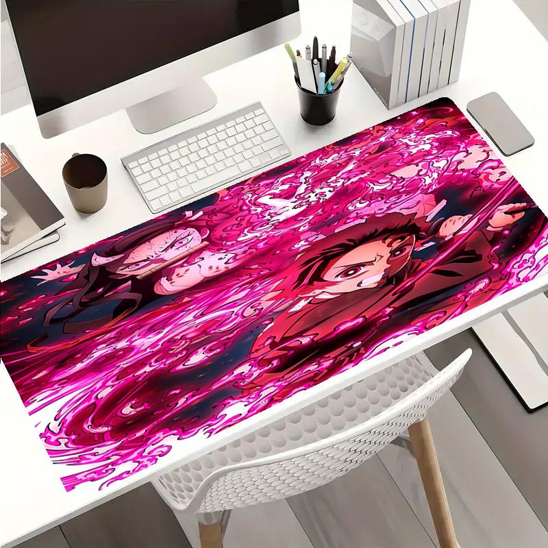 Demon Slayer Mouse Pad - Non-Slip Rubber Base, Smooth Surface for Work,Gaming,Office,And Home Use, Desk Mouse Pad