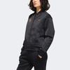 Adidas Neo Metallic Print Sports Casual Jacket Women Jacket Black GF7090