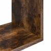 Wall Shelf Smoked Oak 60 x 11 x 60 cm Engineered Wood