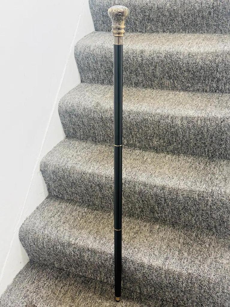 Walking Stick Viking Wooden Walking Cane for Men and Women Handle Nautical Style