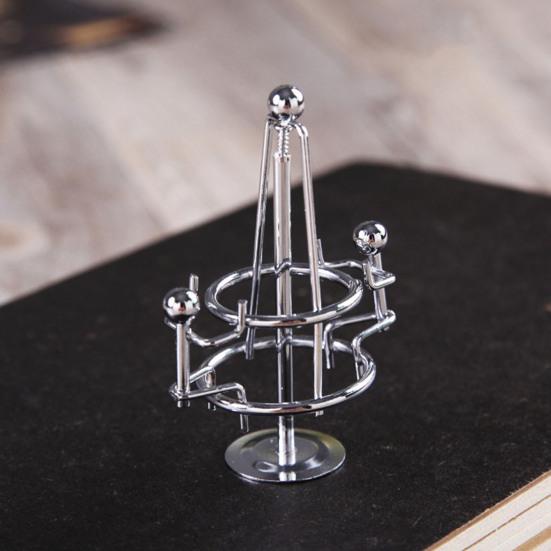 Мини Балансирующий Железный Человек Игрушка Вертолет Тяжелоатлет Перекладина Гитарист Физика Балансирующая Игрушка Неваляшка Кинетическое Искусство Снимающая Стресс Настольная Игрушка Дом