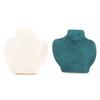 2pcs Necklace Earring Jewelry Display Stand Velvet Necklace Holder Organizer Rack for Countertop Displays and Jewellery