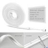 Smart Bluetooth App Control RGB LED Lights Strip 12V Flexible Tube Ribbon Lamp with 24 Keys Remote Control Home Decor Lighting