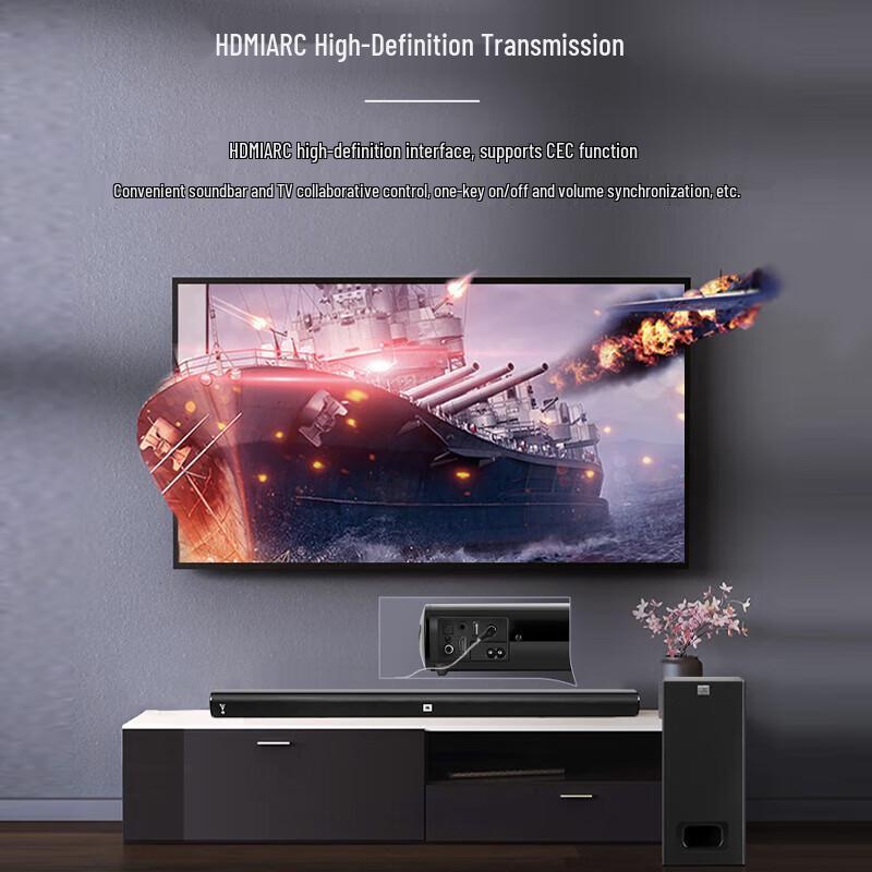 JBL Кинотеатральная система STV J200 2.1-канальный саундбар для ТВ