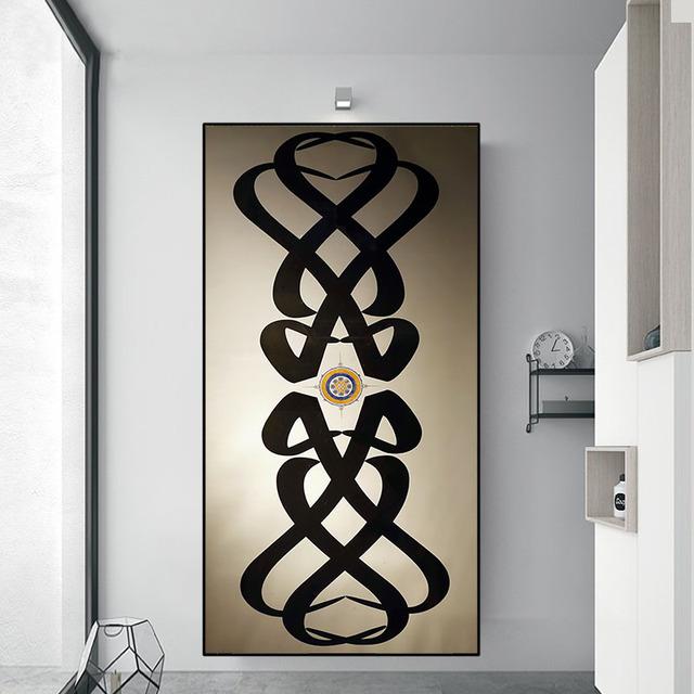 The Kaaba Golden Doors Islamic Wall Art Print Poster Arabic Calligraphy Religious Verses Quran Canvas Painting Muslim Home Decor